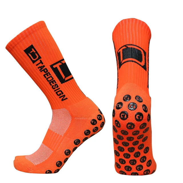 Anti-slip Football NEW TD Socks Men Women Non-slip Soccer Basketball Tennis Sport Socks Grip Cycling Riding Socks 39-45 futbol