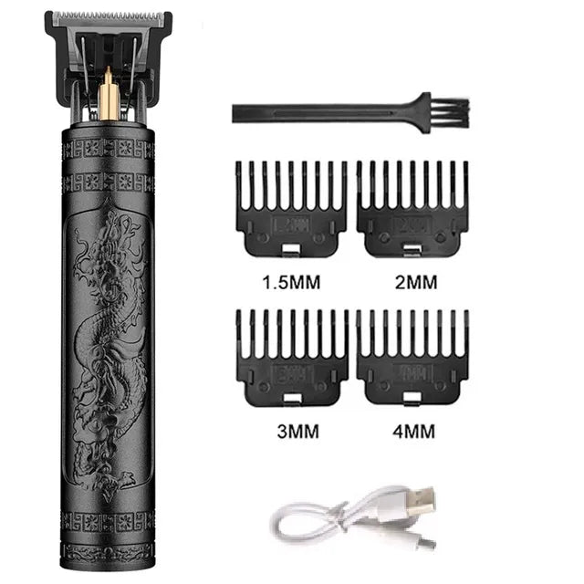 2023 Vintage T9 Professional Hair cutting machine Hair Clippers Electric Hair timmer Rechargeable Shaver Beard Trimmer for men