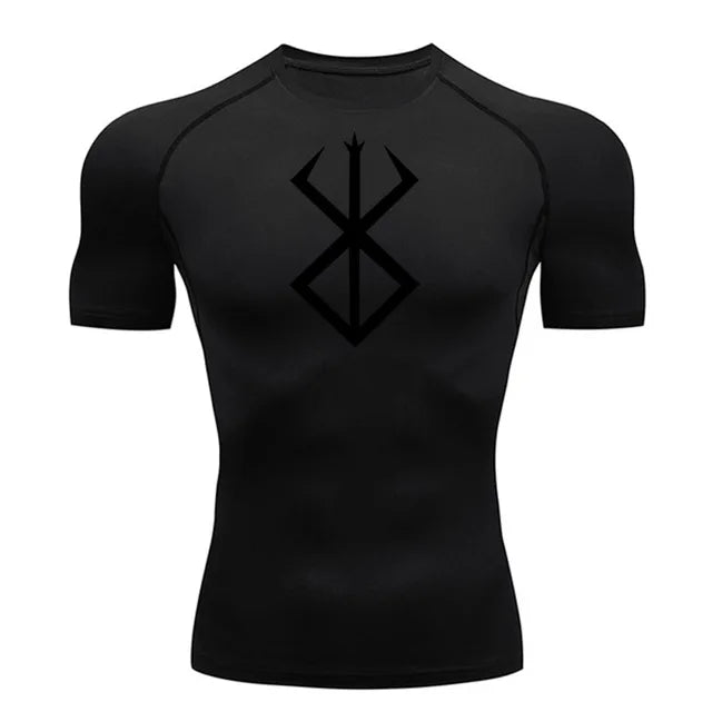 Summer Running T-Shirt Compression Short Sleeve Shirt Sportswear Men's Fitness MMA rashgarda Long Sleeves Base layer Second Skin