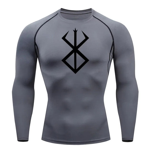 Summer Running T-Shirt Compression Short Sleeve Shirt Sportswear Men's Fitness MMA rashgarda Long Sleeves Base layer Second Skin