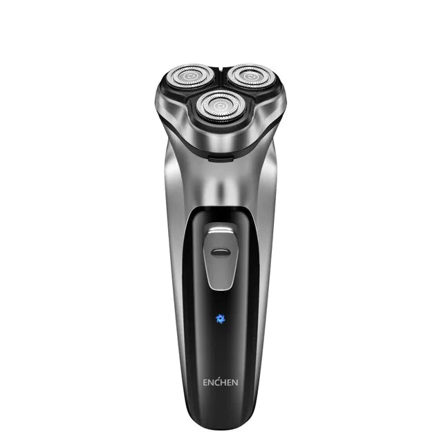 ENCHEN Blackstone Electrical Rotary Shaver for Men 3D Floating Blade Washable Type-C USB Rechargeable Shaving Beard Machine