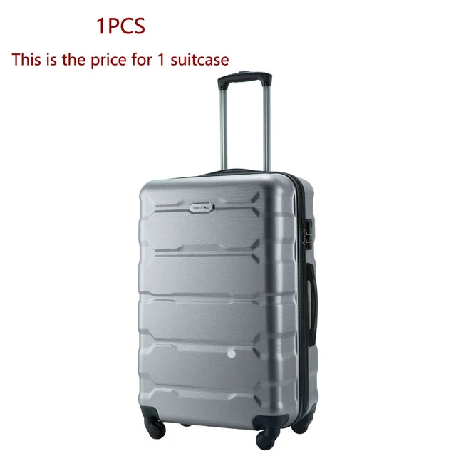 18carry on Cabin suitcase 22/26/30 inch travel suitcase on wheelsrolling luggage set trolley luggage bag case High capacity