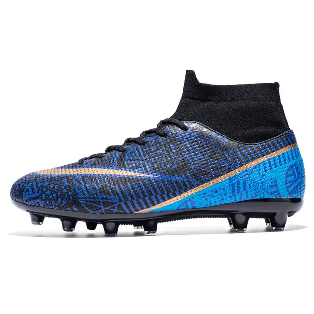 2023 Hot-Selling Football Boots Men's Soccer Cleats TF/FG Kids Wear-Resistant Training Shoes Outdoor Non-Slip Sneakers Size34-46