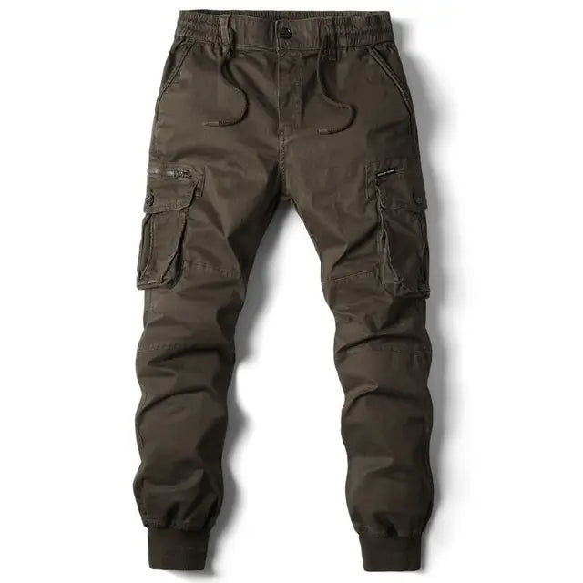 Plus Size Cargo Pants Men Jogging Casual Pants Cotton Full Length Military Streetwear Mens Work Tactical Tracksuit Trousers