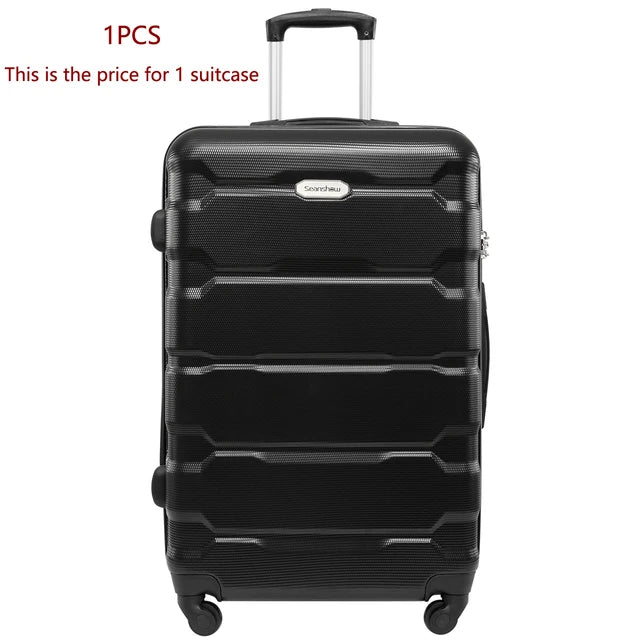 18carry on Cabin suitcase 22/26/30 inch travel suitcase on wheelsrolling luggage set trolley luggage bag case High capacity