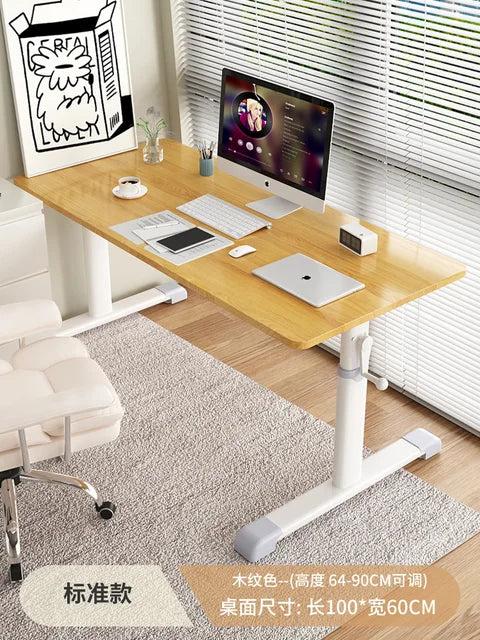 Increase Table Office Desk Computer Study Home Simplicity Office Desk Adjustable Workbench Escritorio Ordenador Furniture QF50OD