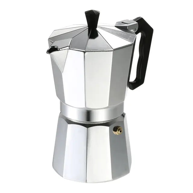 Aluminum Coffee Pot 3Cup/6Cup/9Cup/12Cup Coffee Maker Espresso Percolator Stovetop Mocha Pot Electric Stove