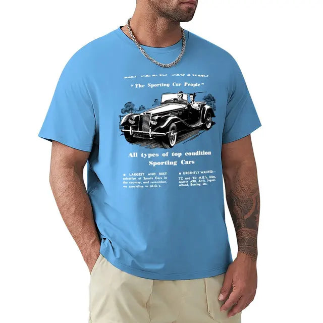 MG TF T-Shirt graphic t shirts Short sleeve T-shirt short cute clothes mens T-Shirts big and tall