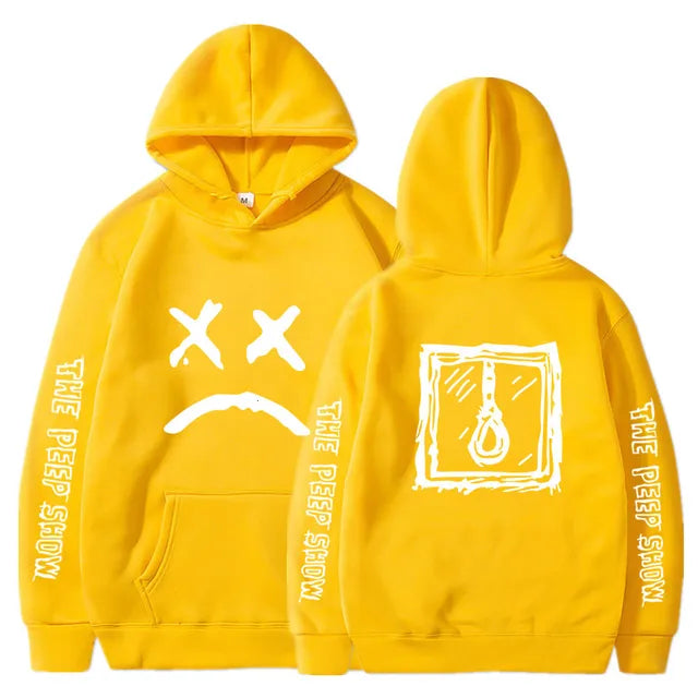 Hip Hop Lil Peep Hoodies Hell Boy Men Women Hooded Pullover Male Female Sudaderas Cry Baby Hood Hoddie Sweatshirts