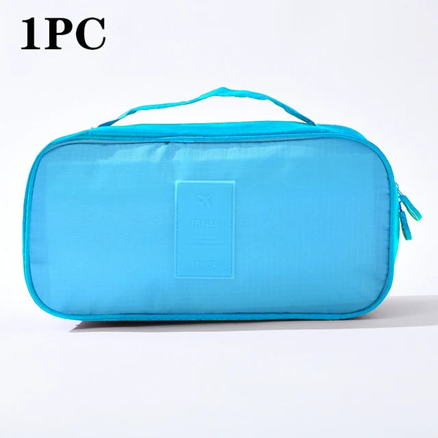 Women Bedroom Underwear Packaging Cube PouchTravel Bra Bag Underwear Organizer Bag Bra And Panty Storage High Quality Wash Case