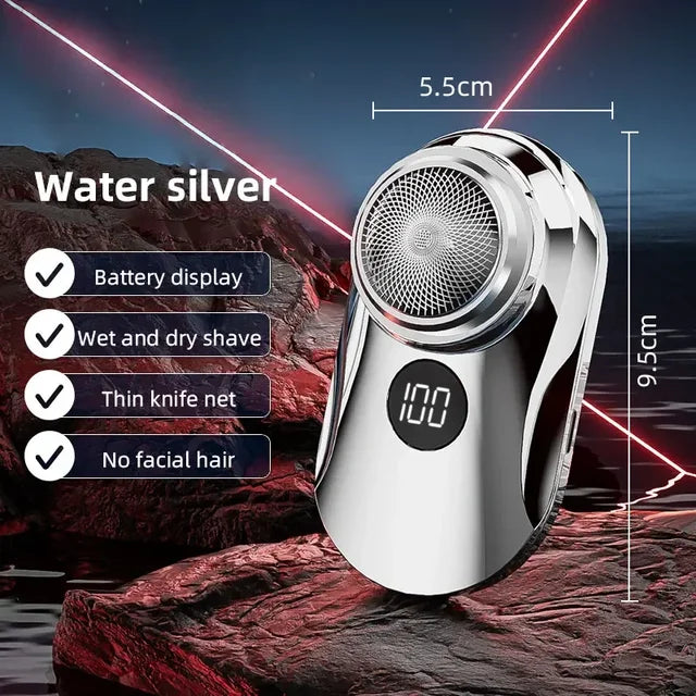 Xiaomi Youpin Mini Electric Travel Shaver For Men Pocket Size Washable Rechargeable Painless Cordless Trimmer Face Beard Razor