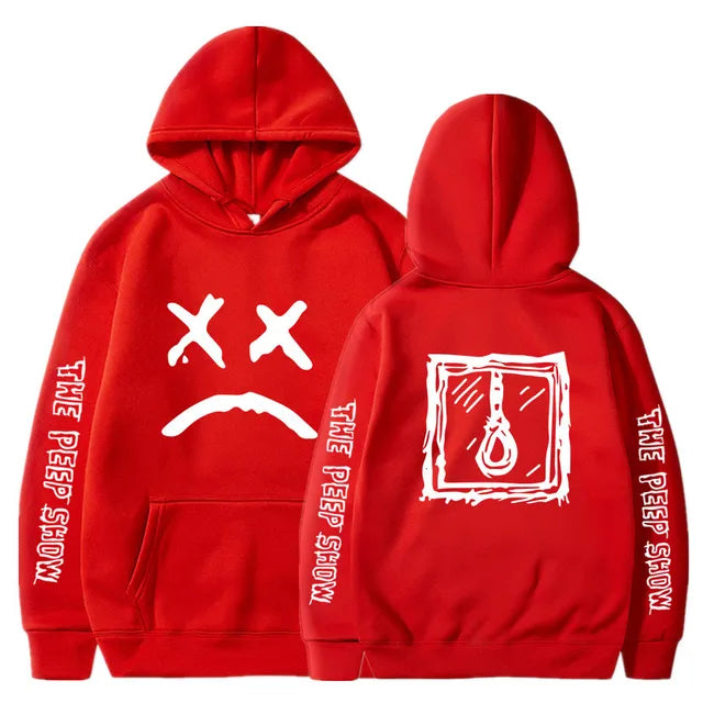 Hip Hop Lil Peep Hoodies Hell Boy Men Women Hooded Pullover Male Female Sudaderas Cry Baby Hood Hoddie Sweatshirts