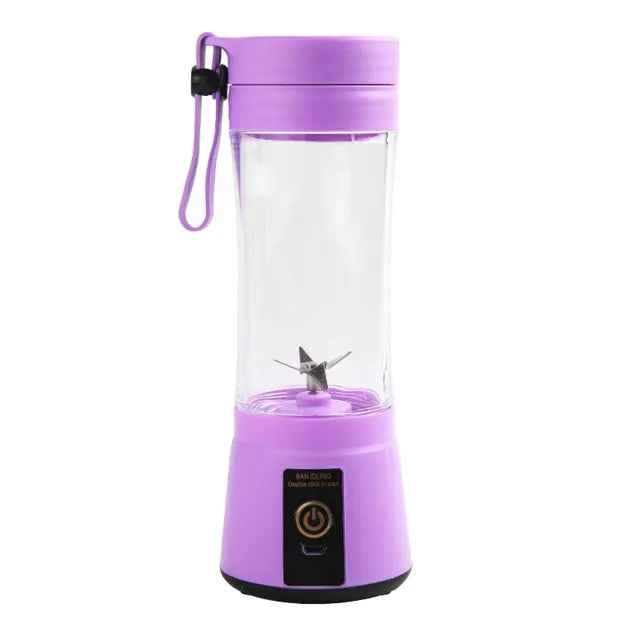 Portable Fruit Juice Blenders Summer Personal Electric Mini Bottle Home USB 6 Blades Juicer Cup Machine For Kitchen