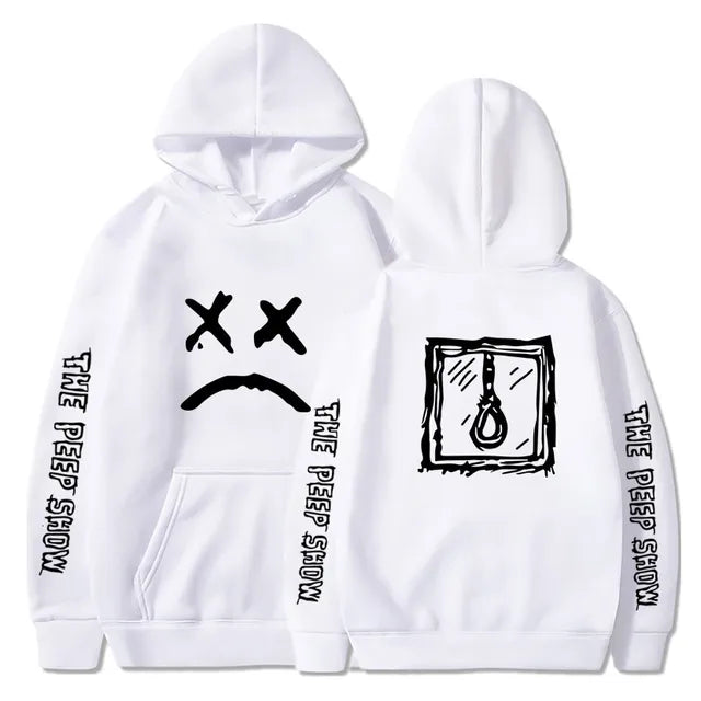 Hip Hop Lil Peep Hoodies Hell Boy Men Women Hooded Pullover Male Female Sudaderas Cry Baby Hood Hoddie Sweatshirts