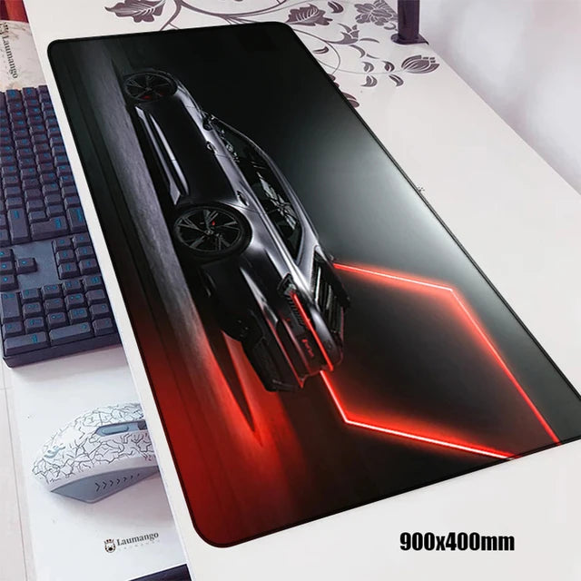 Large Gamer Mouse Pad Xxxl RS Audi Car Gaming Mousepad Company Play Mat Stitch Office Carpet Computer Desk Accessories Deskpad