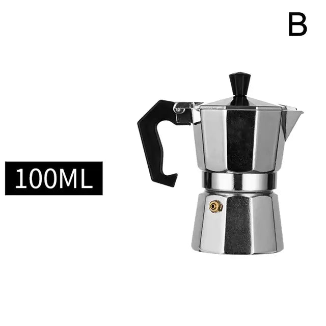 Italian Type Coffee Maker Aluminum Mocha Espresso Percolator Pot Coffee Maker Moka Pot Espresso Shot Maker Espresso Machine