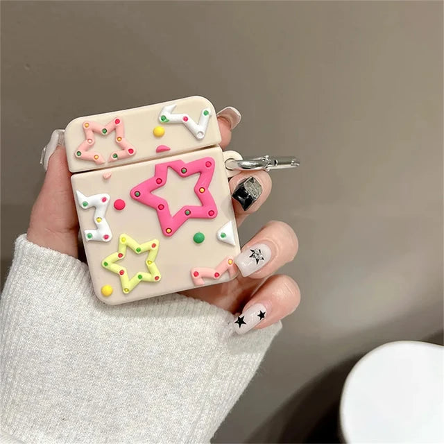 Capybara Honeybee Cute Cartoon Silicone Case For Apple Airpods 3 2 1 Pro 2 With Keychain Case Wireless Charging Soft Cover Box