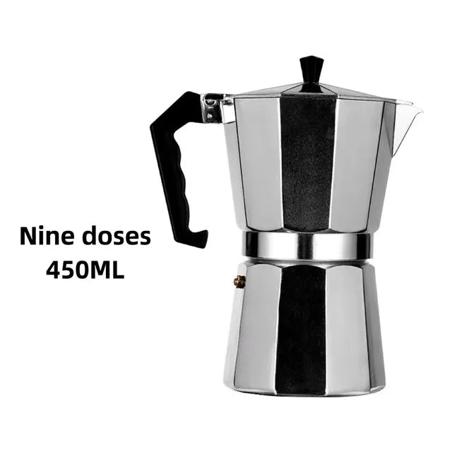 Italian Type Coffee Maker Aluminum Mocha Espresso Percolator Pot Coffee Maker Moka Pot Espresso Shot Maker Espresso Machine