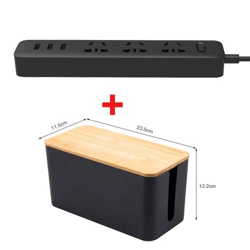 Original Xiaomi Smart Home Electronic Power Strip Socket Fast Charging 3 USB with 3 Sockets Standard Plug