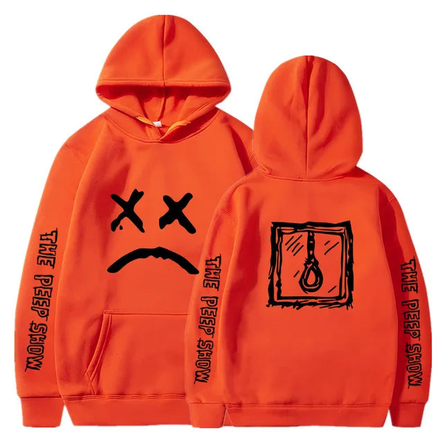 Hip Hop Lil Peep Hoodies Hell Boy Men Women Hooded Pullover Male Female Sudaderas Cry Baby Hood Hoddie Sweatshirts