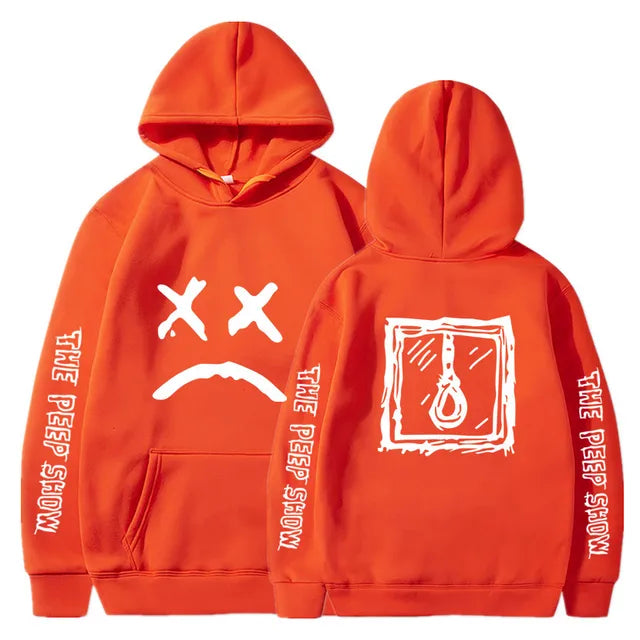 Hip Hop Lil Peep Hoodies Hell Boy Men Women Hooded Pullover Male Female Sudaderas Cry Baby Hood Hoddie Sweatshirts