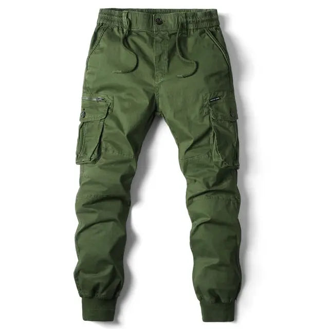 Plus Size Cargo Pants Men Jogging Casual Pants Cotton Full Length Military Streetwear Mens Work Tactical Tracksuit Trousers