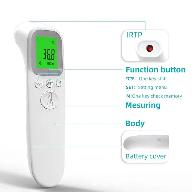 Handheld Portable Non-Contact Infrared Thermometer High Precision Thermometer Industrial Temperature Meter Tool ship in 48 hours