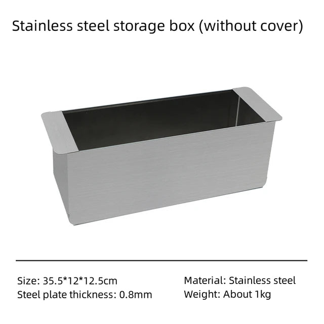 Camping IGT Table Free Combination Table Stainless Steel Storage Box IGT Accessories Outdoor Portable Folding Table New