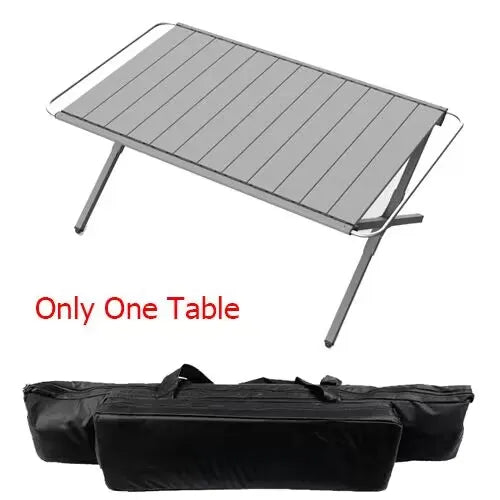 Outdoor Aluminum alloy IGT Table Portable Telescopic Camping Table With Gas Stove Teaism Tray Grill Equipment