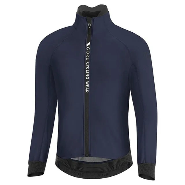 GORE Cycling Wear Thermal Fleece Cycling Jacket Men Winter Bicycle Clothing MTB Long Sleeve Tops Road Bike Jersey Wool Shirts