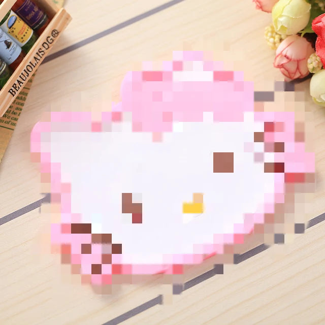 Color Cute Coaster Cartoon Silicone Dining Table Placemat Kitchen Accessories Mat Cup Bar Mug Cartoon Animal Drink Pads