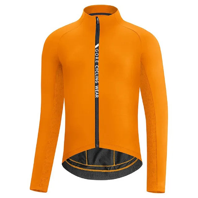 GORE Cycling Wear Thermal Fleece Cycling Jacket Men Winter Bicycle Clothing MTB Long Sleeve Tops Road Bike Jersey Wool Shirts