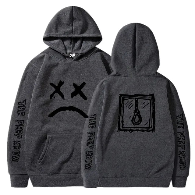 Hip Hop Lil Peep Hoodies Hell Boy Men Women Hooded Pullover Male Female Sudaderas Cry Baby Hood Hoddie Sweatshirts