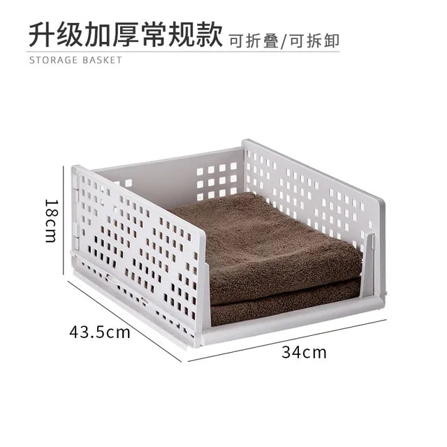 Foldable Layer-type Storage Tools Clothing Pants Storage Rack Study Bedroom Closet Storage Rack Drawer Type Storage Storage