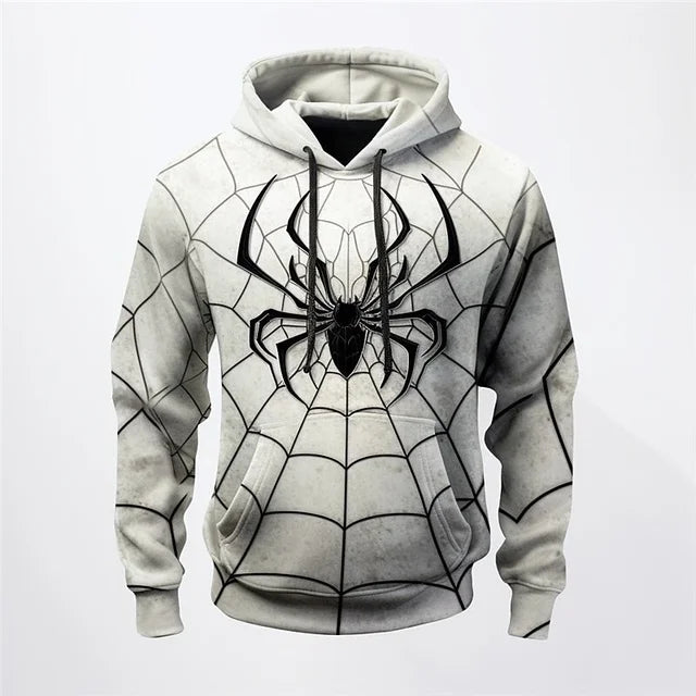 Fashion Leisure Hoodies for Men Anime Element Pattern Large Size Loose Hooded Shirt 2023 Trend Style Sports Clothing Male Tops