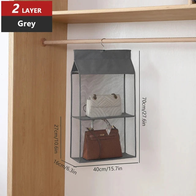 Hanging bag bag closet closet transparent bag door wall transparent sundries shoe bag hanger bag accessories