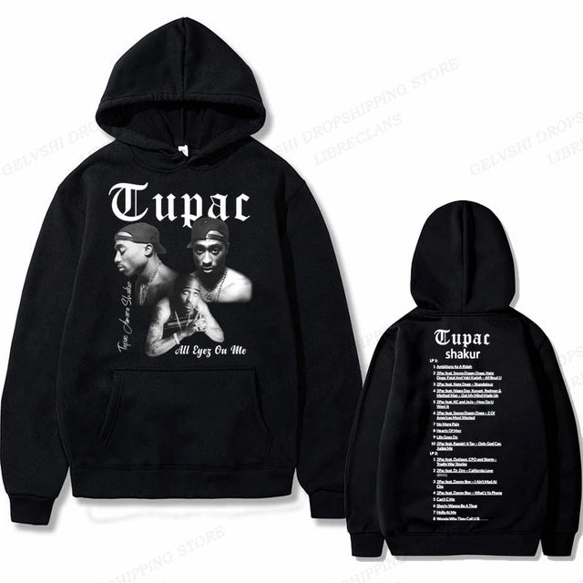 Hip Hop Rap Hoodie Men's Fashion Hoodie Four Seasons Street Hoodie Women's Jacket Men's Street Costume Casual Punk Men's Hoodie