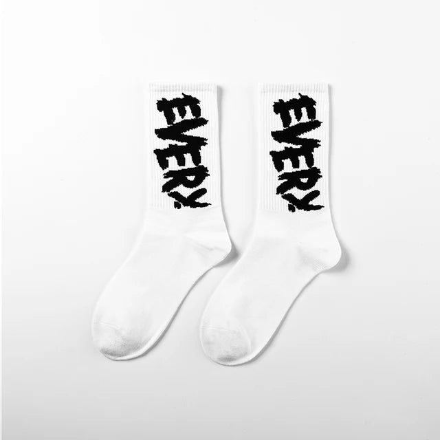 Ins Style Basketball Men Socks Cotton Hip-hop Female Sports Socks High Quality Harajuku Cool Funny Socks For Men And Women Socks