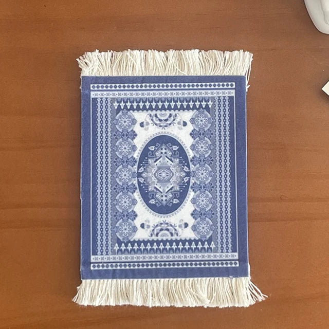 Handmade Bohemian Tassel Table Mat INS Persian Retro Non Slip Dining Table Mat Kitchen Accessories Decoration Home Pad Coaster