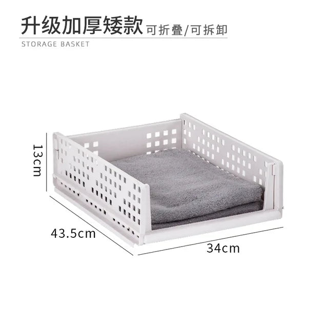 Foldable Layer-type Storage Tools Clothing Pants Storage Rack Study Bedroom Closet Storage Rack Drawer Type Storage Storage