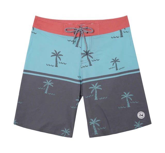 SURFCUZ Vintage Pria Celana Pendek 2-Way-Stretch Musim Panas Berenang Pendek Ringan Beachwear Swimwear Surf Beach Boardshorts untuk Pria