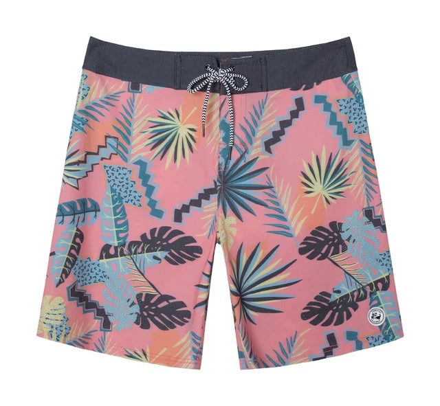 SURFCUZ Vintage Pria Celana Pendek 2-Way-Stretch Musim Panas Berenang Pendek Ringan Beachwear Swimwear Surf Beach Boardshorts untuk Pria