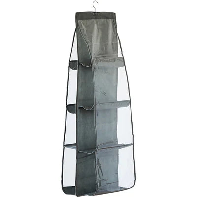 Hanging bag bag closet closet transparent bag door wall transparent sundries shoe bag hanger bag accessories