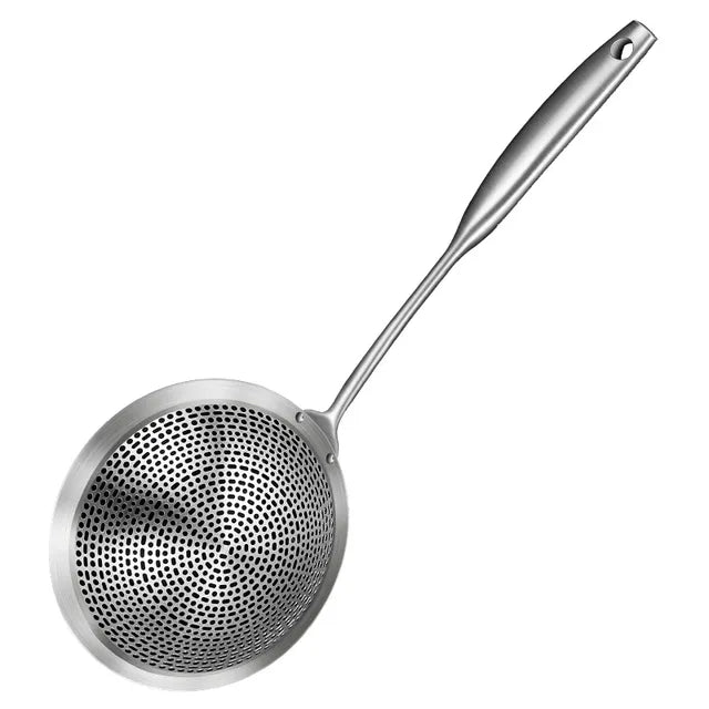 304 Stainless Steel Skimmer Strainer Colander Mesh Deep Fryer Oil Frying Scoop Noodles Dumpling Sieve Kitchen Tools Kitchenware