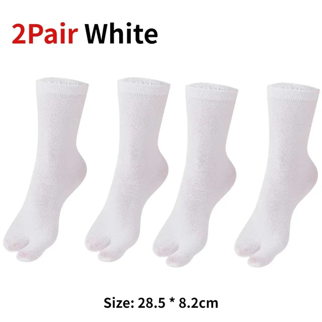 1/3pairs Japanese Men Women Soft Fiber Two Finger Socks Kimono Flip Flop Sandal Split Anti Friction Supplies Shoe Decoration