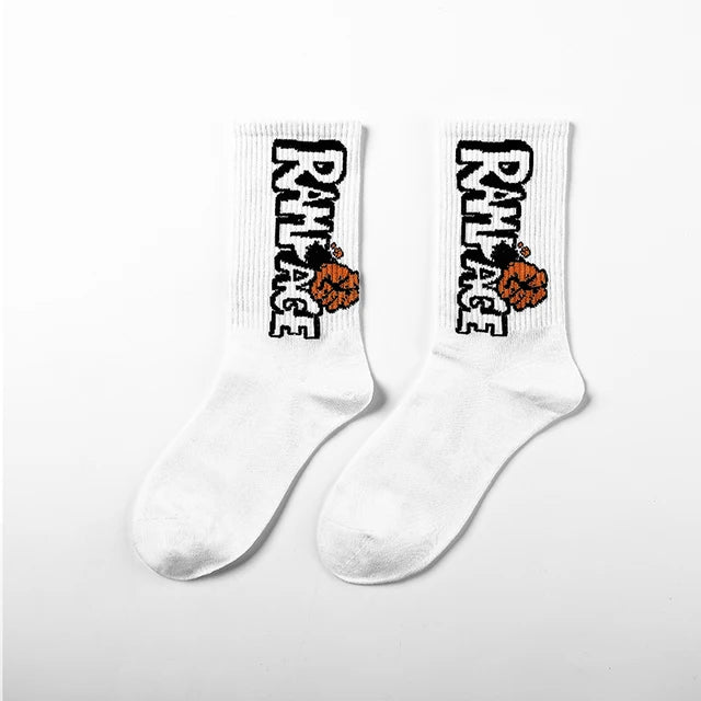 Ins Style Basketball Men Socks Cotton Hip-hop Female Sports Socks High Quality Harajuku Cool Funny Socks For Men And Women Socks