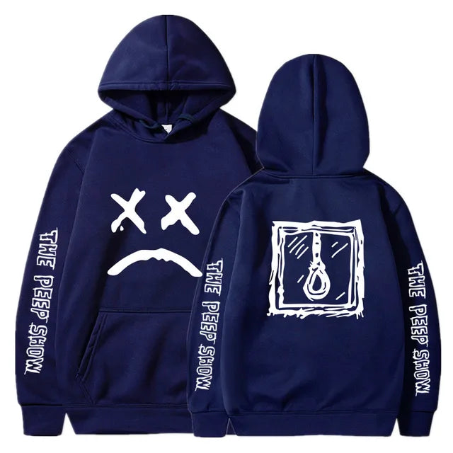 Hip Hop Lil Peep Hoodies Hell Boy Men Women Hooded Pullover Male Female Sudaderas Cry Baby Hood Hoddie Sweatshirts