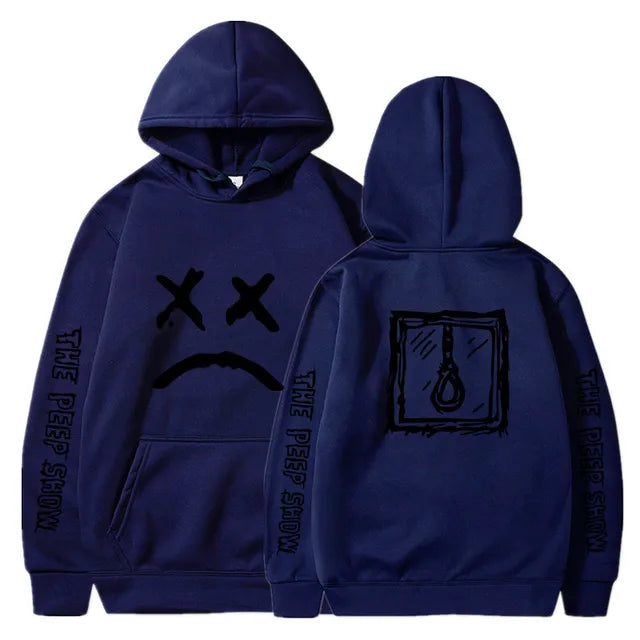 Hip Hop Lil Peep Hoodies Hell Boy Men Women Hooded Pullover Male Female Sudaderas Cry Baby Hood Hoddie Sweatshirts