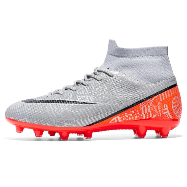 2023 Hot-Selling Football Boots Men's Soccer Cleats TF/FG Kids Wear-Resistant Training Shoes Outdoor Non-Slip Sneakers Size34-46