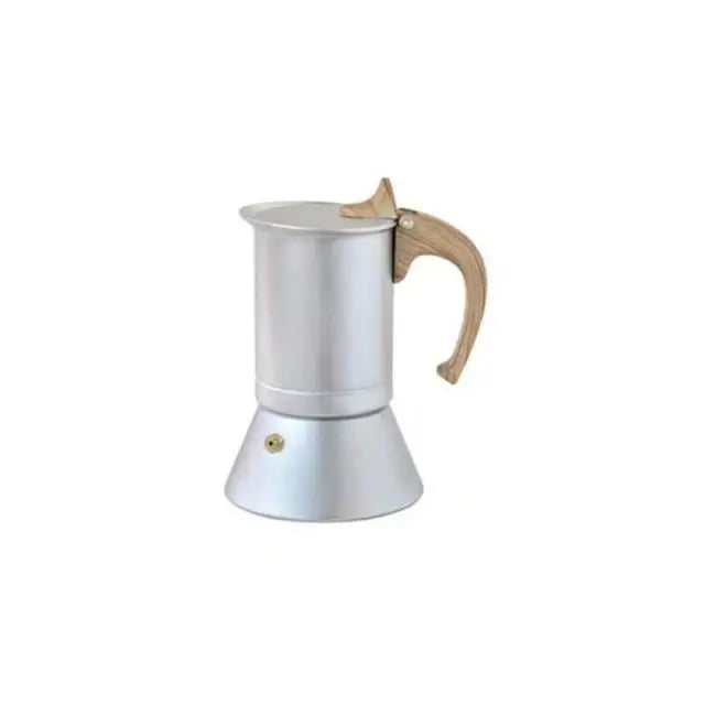 Bottom-covered Espresso Percolator Pot Food Grade Coffee Maker Aluminum Induction Cooker Heating Stove Coffee Pot Covered